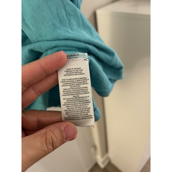 Polo Ralph Lauren Mens XXL Turquoise Blue Yellow Pony Logo Crewneck T-Shirt - Picture 4 of 8